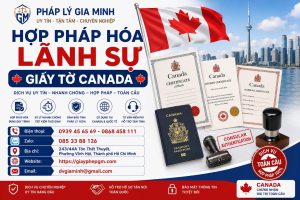 Hợp Pháp Hóa Lãnh Sự Giấy Tờ Canada