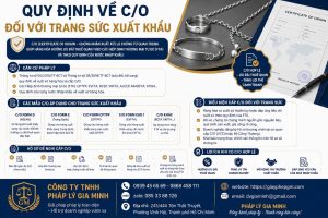 Quy định về C/O đối với trang sức xuất khẩu