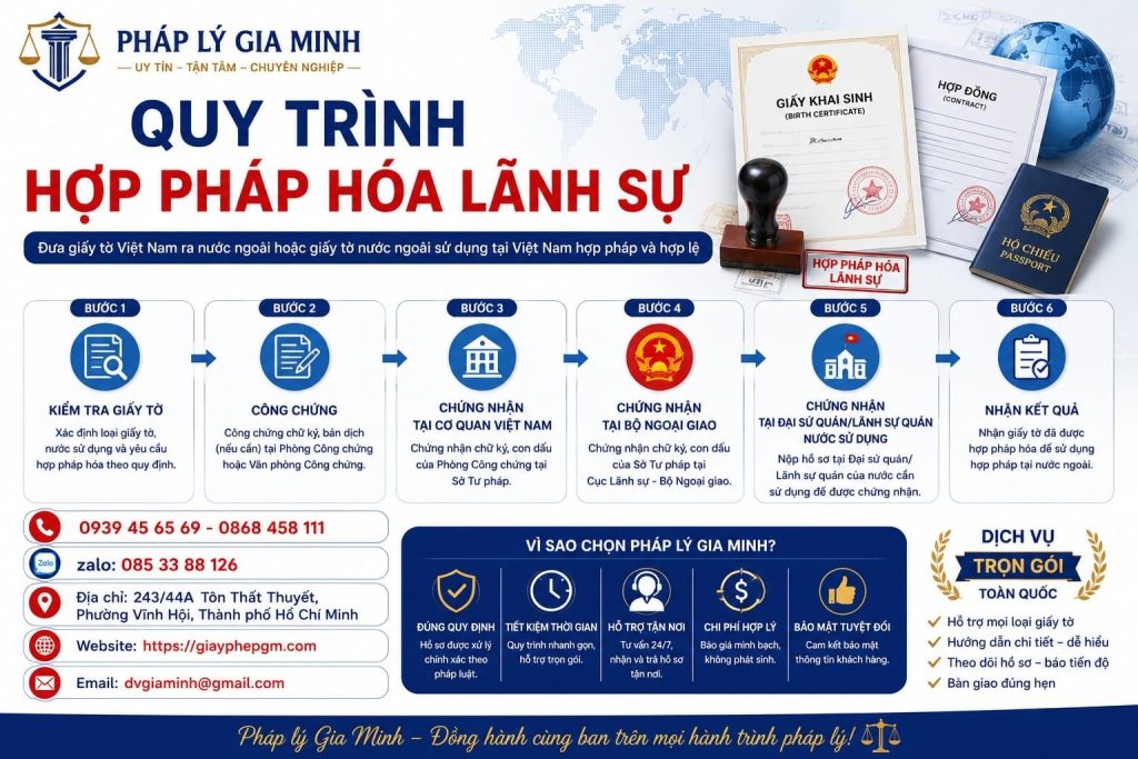 Quy Trình Hợp Pháp Hóa Lãnh Sự