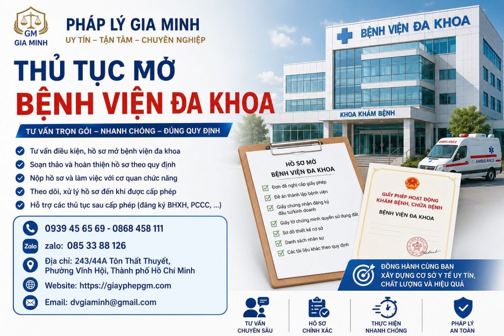 Thủ tục mở bệnh viện đa khoa