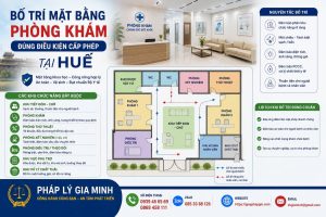 Bố trí mặt bằng phòng khám đúng điều kiện cấp phép tại Huế