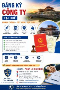 Đăng ký công ty tại Huế nhanh chóng