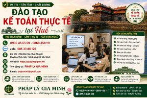 Đào tạo kế toán thực tế tại Huế