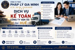 Dịch vụ kế toán công ty vận tải tại Huế