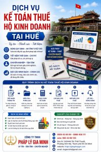 Dịch vụ kế toán thuế hộ kinh doanh tại Huế