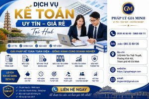 Dịch vụ kế toán uy tín giá rẻ tại Huế