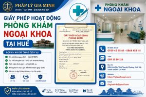 Giấy phép hoạt động phòng khám ngoại khoa tại Huế