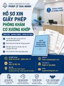 Hồ sơ xin giấy phép phòng khám cơ xương khớp