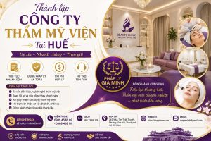 Thành lập công ty thẩm mỹ viện tại Huế