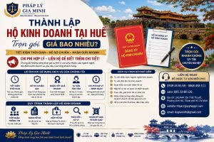Thành lập hộ kinh doanh tại Huế trọn gói giá bao nhiêu
