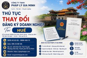 Thủ tục thay đổi đăng ký doanh nghiệp tại Huế