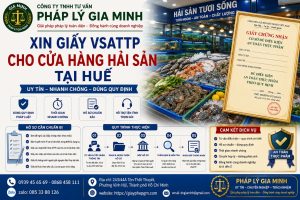 Xin giấy VSATTP cho cửa hàng hải sản tại Huế