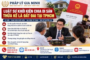 Luật sư khởi kiện chia di sản thừa kế là đất đai tại TPHCM