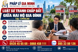 Luật sư tranh chấp đất giữa hai hộ gia đình tại TPHCM